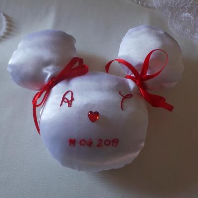 Coussin mariage mickey